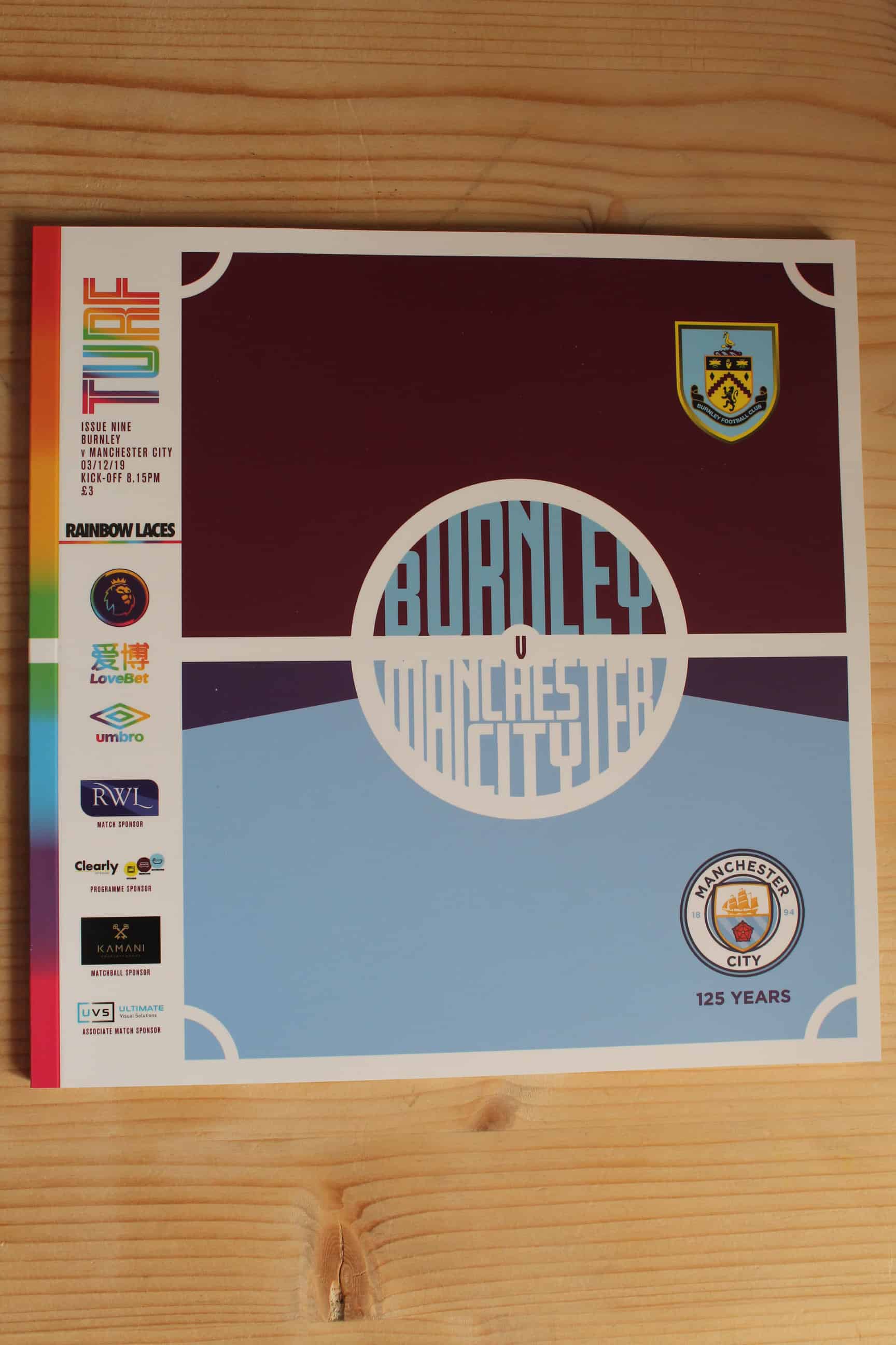 Burnley FC v Manchester City FC